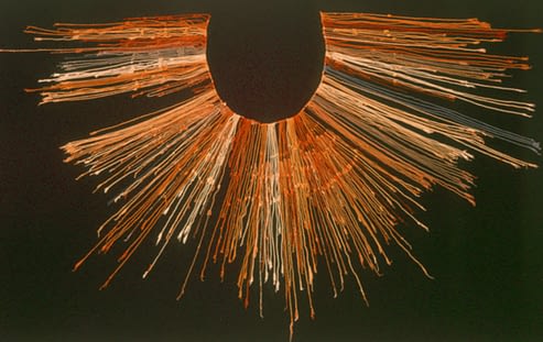 quipu, a form of communication and language for Inca tribes
