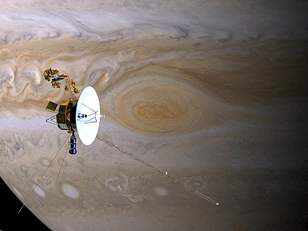 voyager 1 as it passes by Jupiter