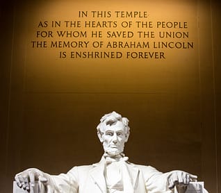 Abraham Lincoln, the man who saved the Union.