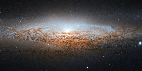 The "UFO Galaxy." NGC 2683 is a spiral galaxy.  Based on its shape NASA gave it this wonderful name