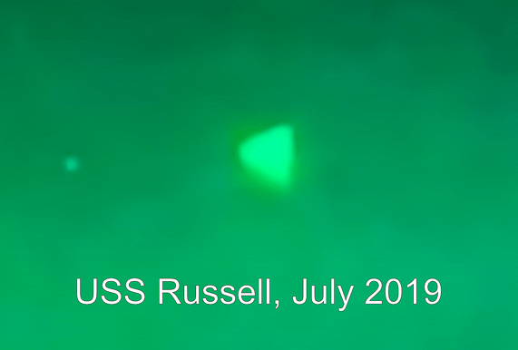 This was taken from the USS Russell of the coast of San Diego in July 2019